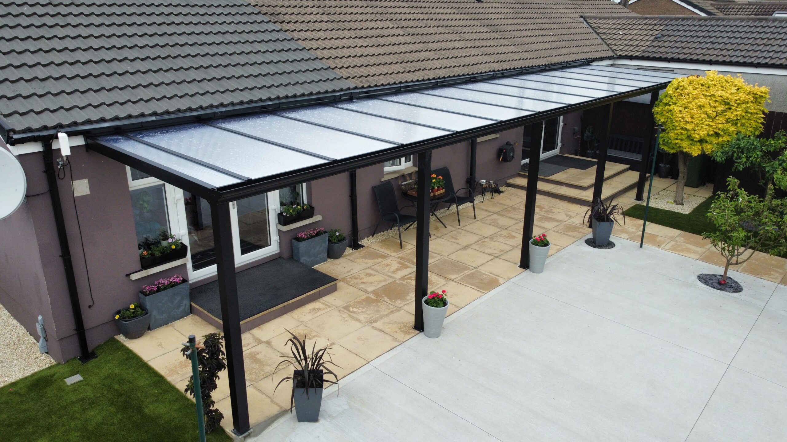 large veranda for house
