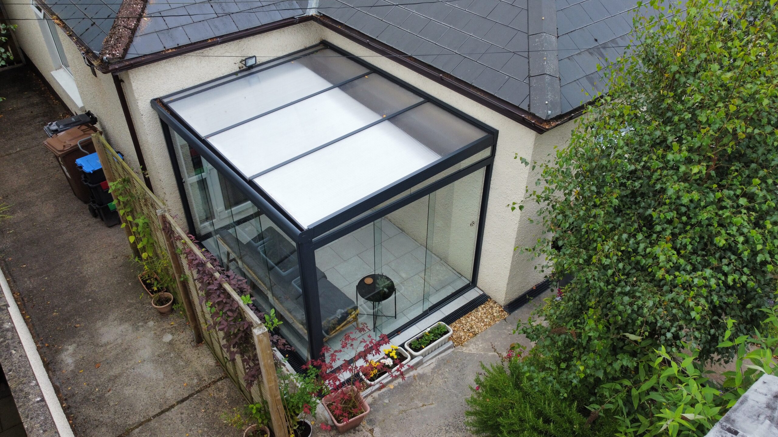 aluminium veranda sliding doors dundonald